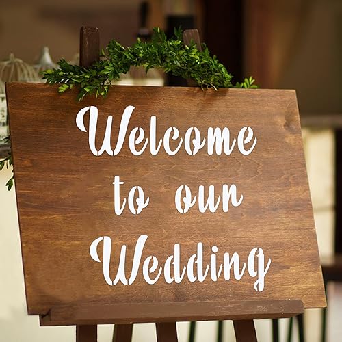 Miniatura 2 de Plantillas de letras de 4 pulgadas para pintar sobre madera, 62 plantillas de caligrafía del alfabeto y números, plantillas de letras cursivas