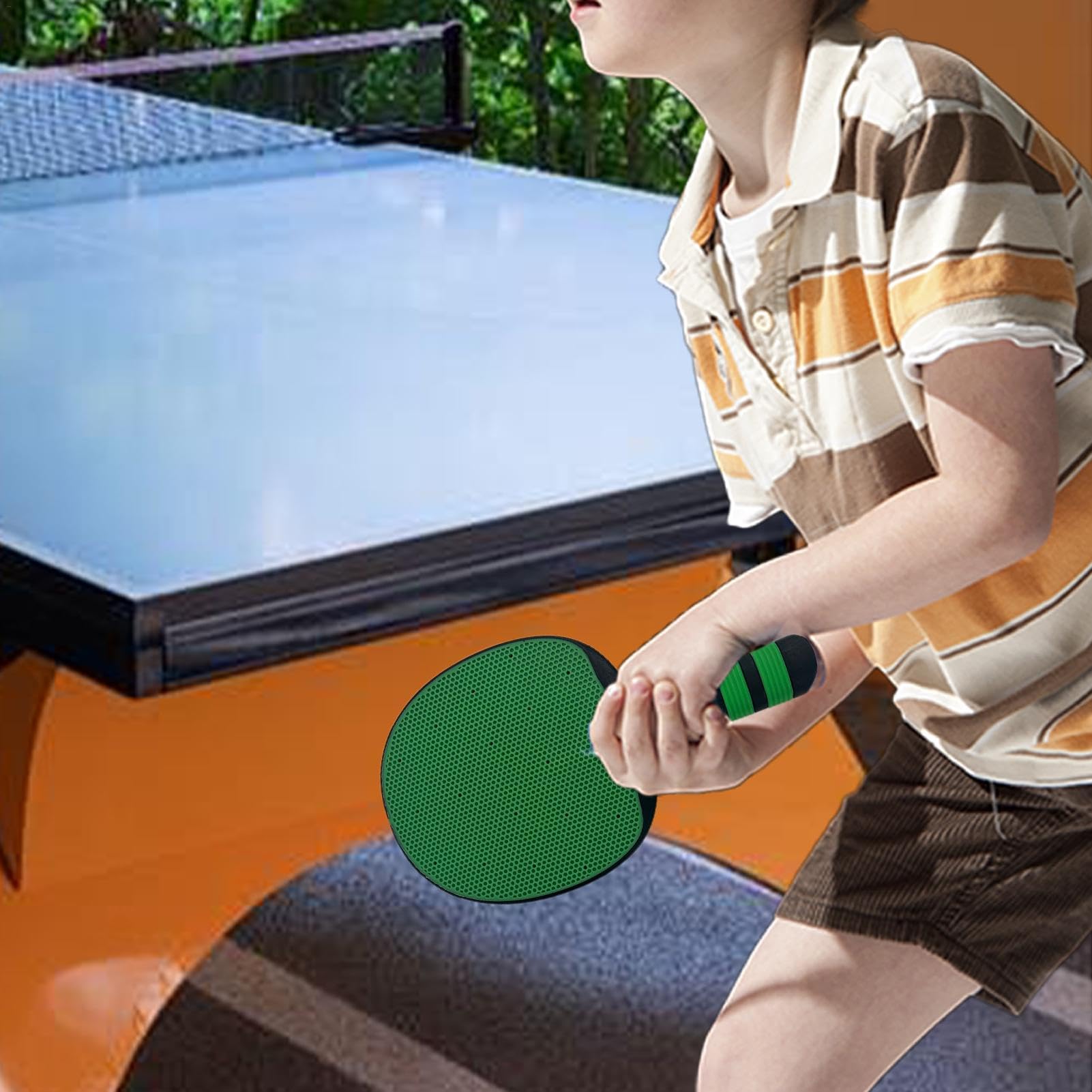 Table Tennis Paddle Training Racket PU Waterproof Height Adjustable Indoor Outdoor