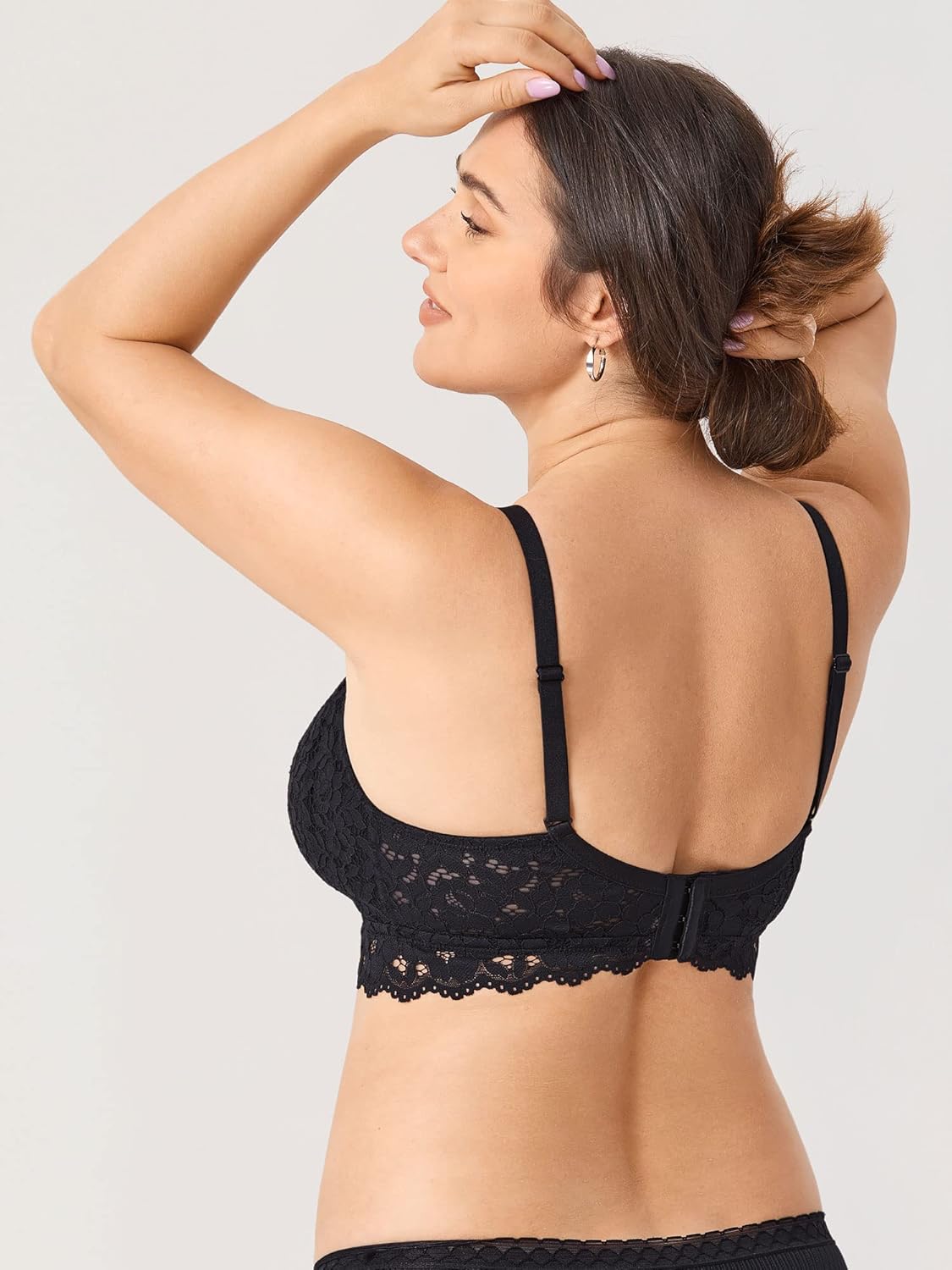 MOMANDA Women's Lace Nursing Bra Lace Bralette Padded No Underwire Maternity Bras Breastfeeding Pregnancy - Image 4