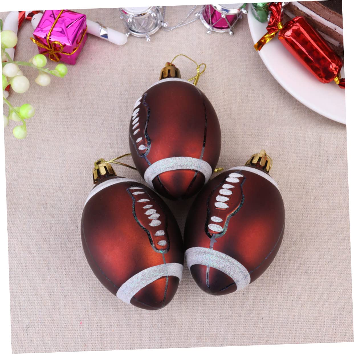 Ciieeo 6piezas Adornos De Bolas De Navidad Bolas Colgantes Festivas Plásticas para Decorar Hogar Árboles De Navidad y Fiestas