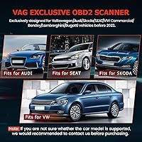 Vista 6 de ANCEL VD700 OBD2 Herramienta de lectura de códigos de diagnóstico y escaneo Compatible con Volkswagen Audi VW Skoda Seat, escáner OBD11 de todas