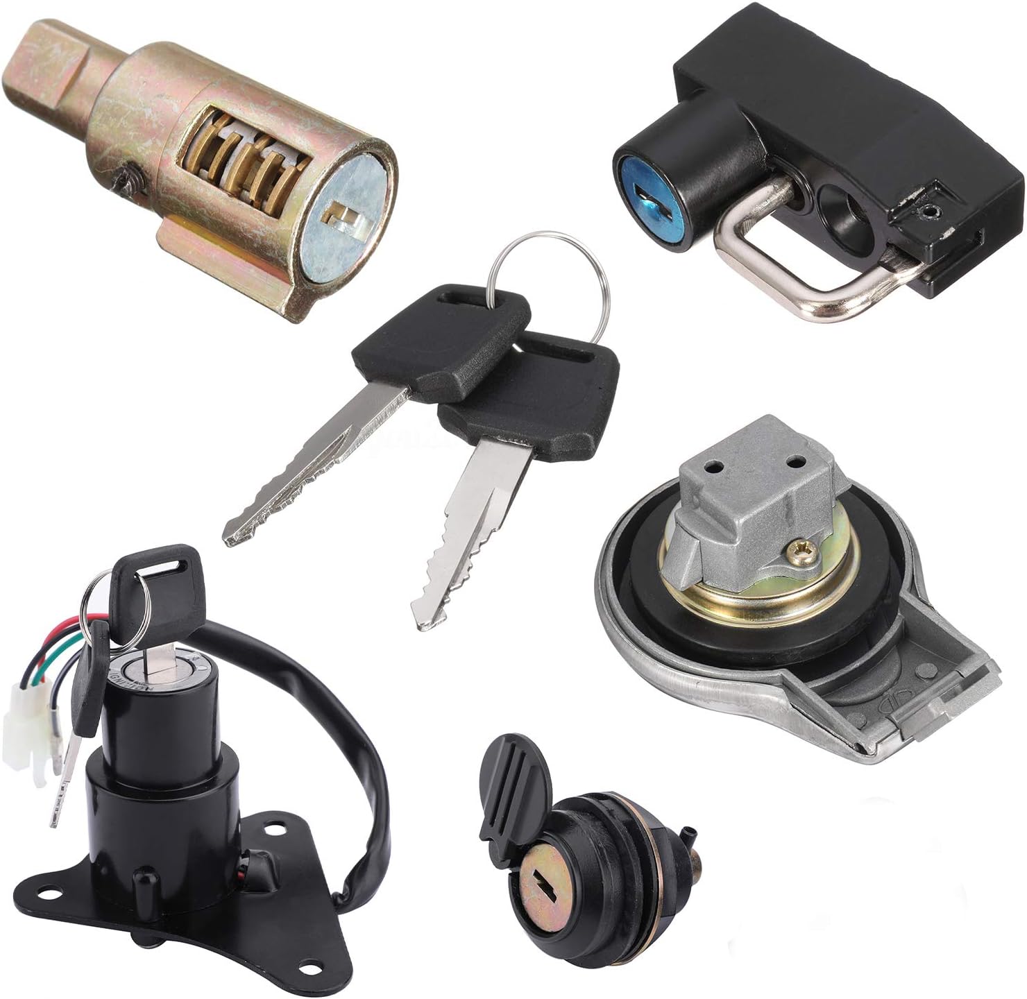 Amazon Bruce & Shark イグニッションスイッチ ロック(Ignition Switch Lock) & 燃料ガスキャップ