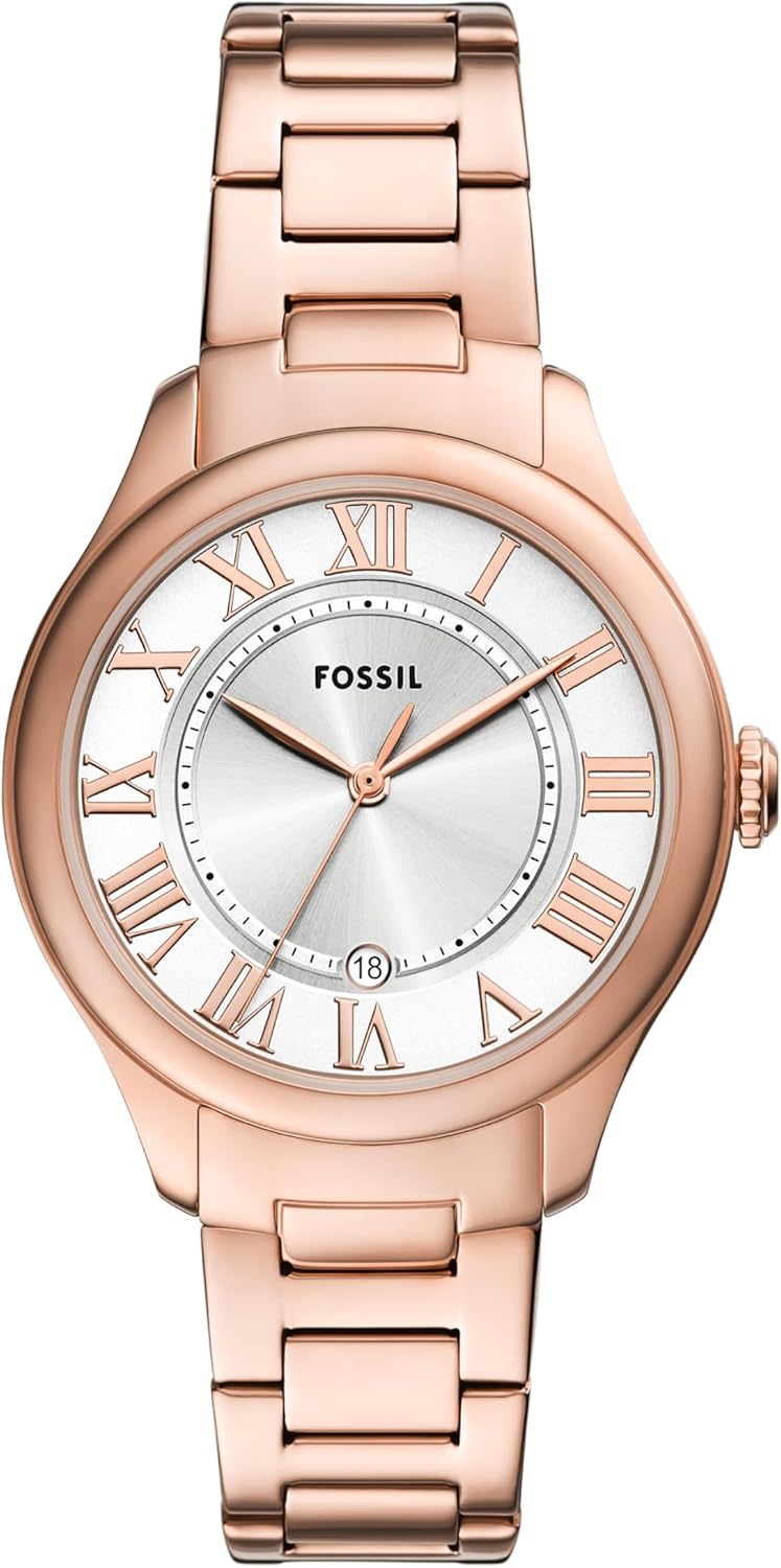 Fossil Gilmore 38MM Rose Gold watch, front view