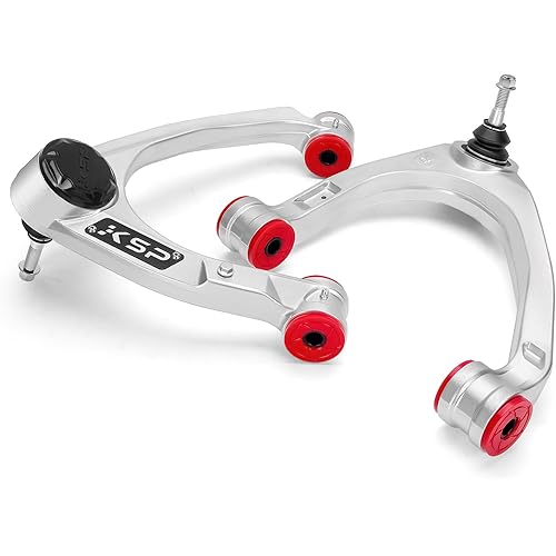 KSP Silverado Upper Control Arms, 2-4" Aluminum Forged Control Arm Compatible With Ch-evy Silverado GMC Sierra 1500 2007-2018,2pcs Aftermarket UCA With Flexible Ball Joint