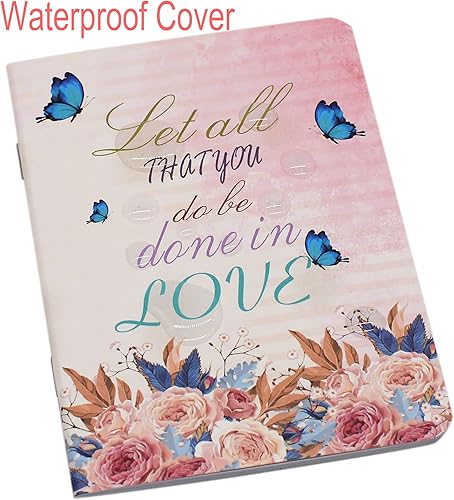 Miniatura 4 de 8 cuadernos de bolsillo inspiradores florales, cuadernos pequeños a granel para recuerdos de fiesta, escuela, oficina, hogar, compañeros de trabajo,