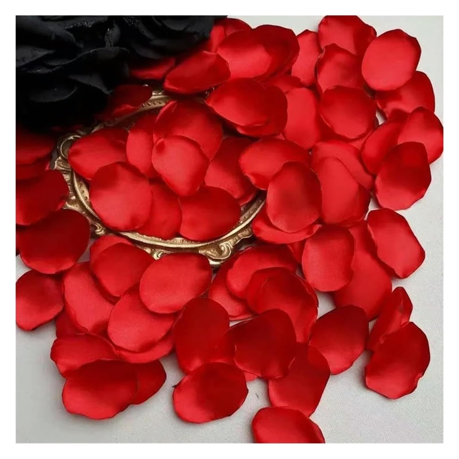 BPABDEITR Artificial Silk Satin Rose Petals Multicolor 200 Pcs(Red)
