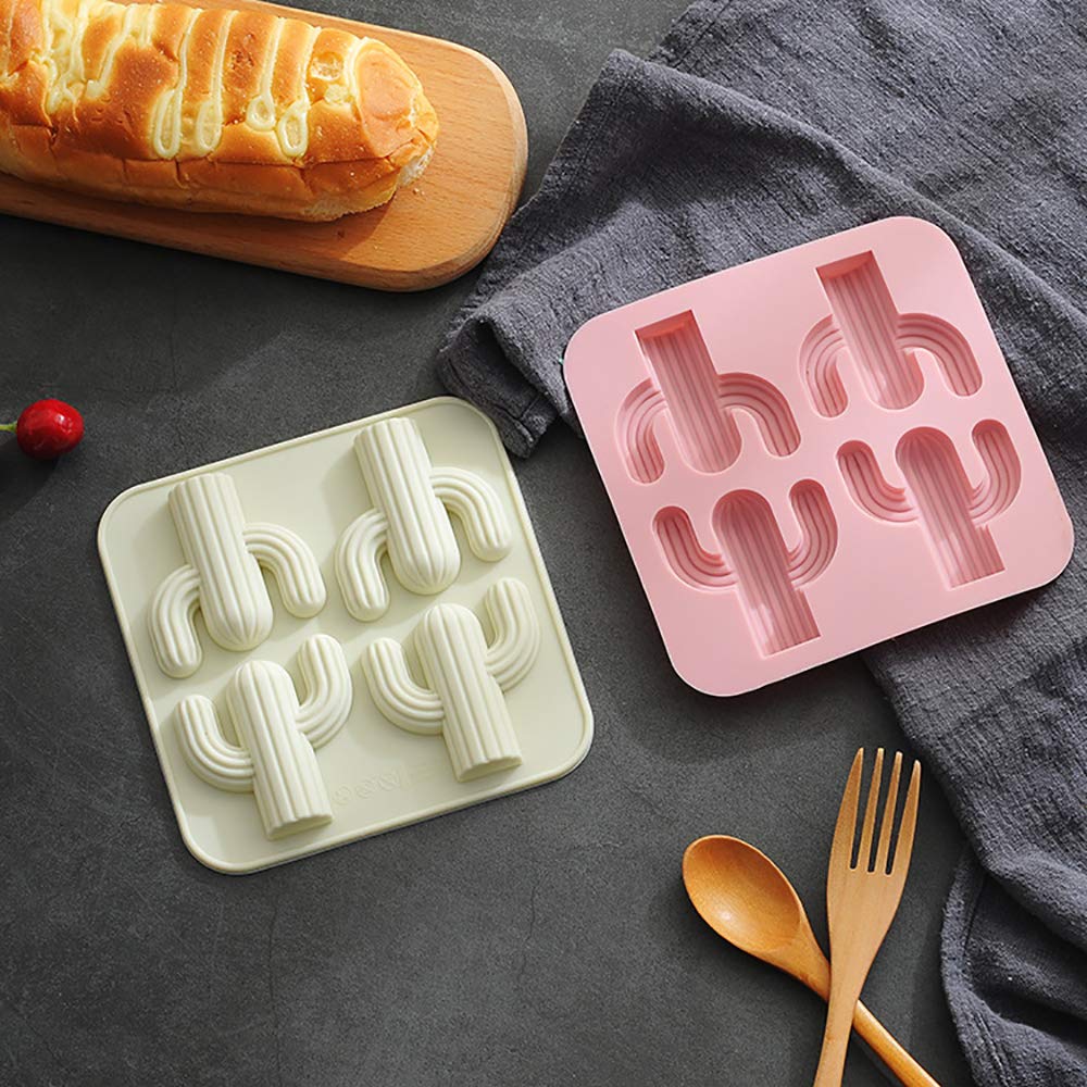 Molde De Silicona para Donas, Antiadherente, Resistente Al Calor, Flexible, Hecho a Mano Haciendo Equipo, 4 Unidades
