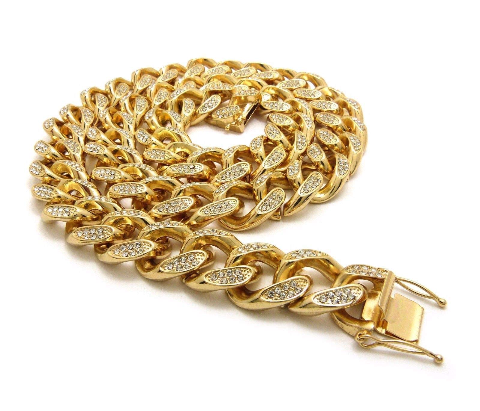 Collier ras du cou cubain robuste 18mm pour imposer son style sans compromis sur la solidité - 5