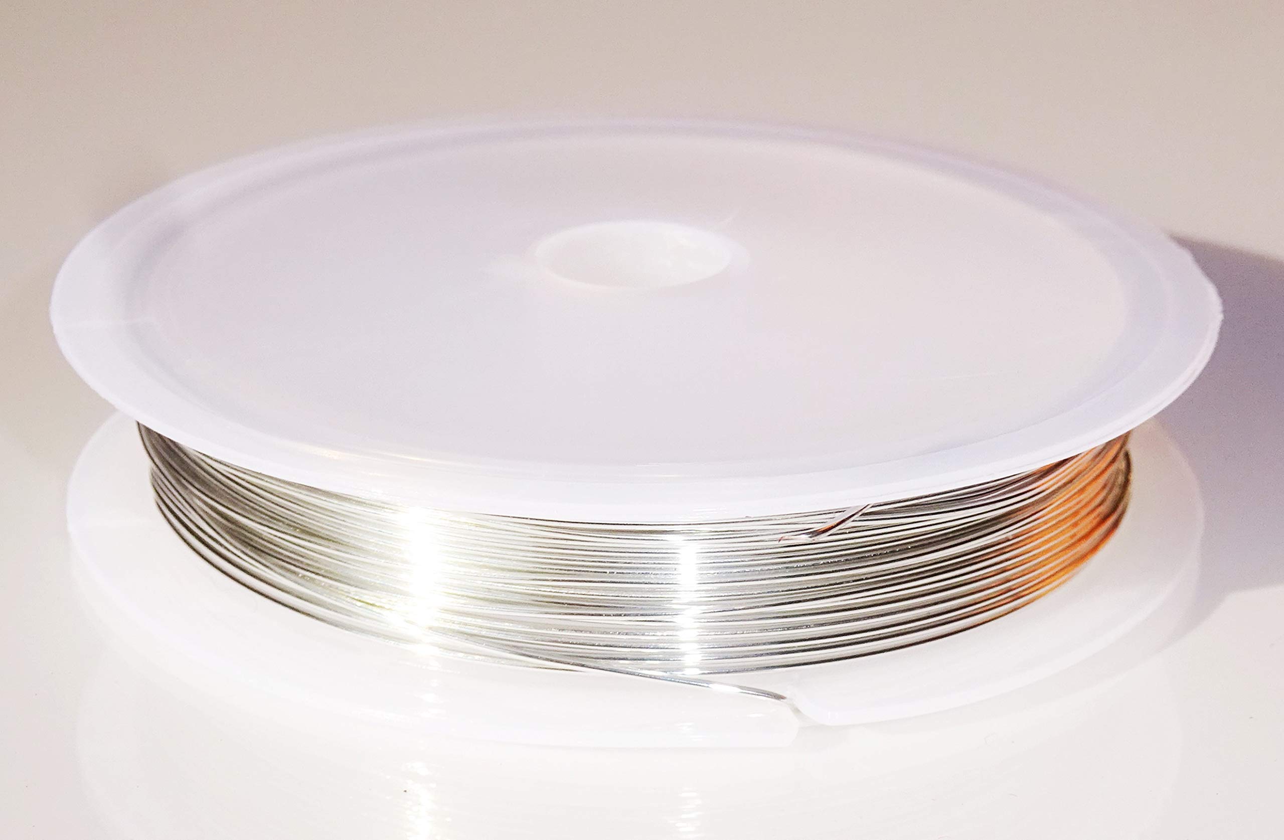 Filo Metallico Per Gioielli In Ottone – 10 Metri, Colore Argento, Spessore 0.8 Mm Per Creazioni Fai Da Te - 3