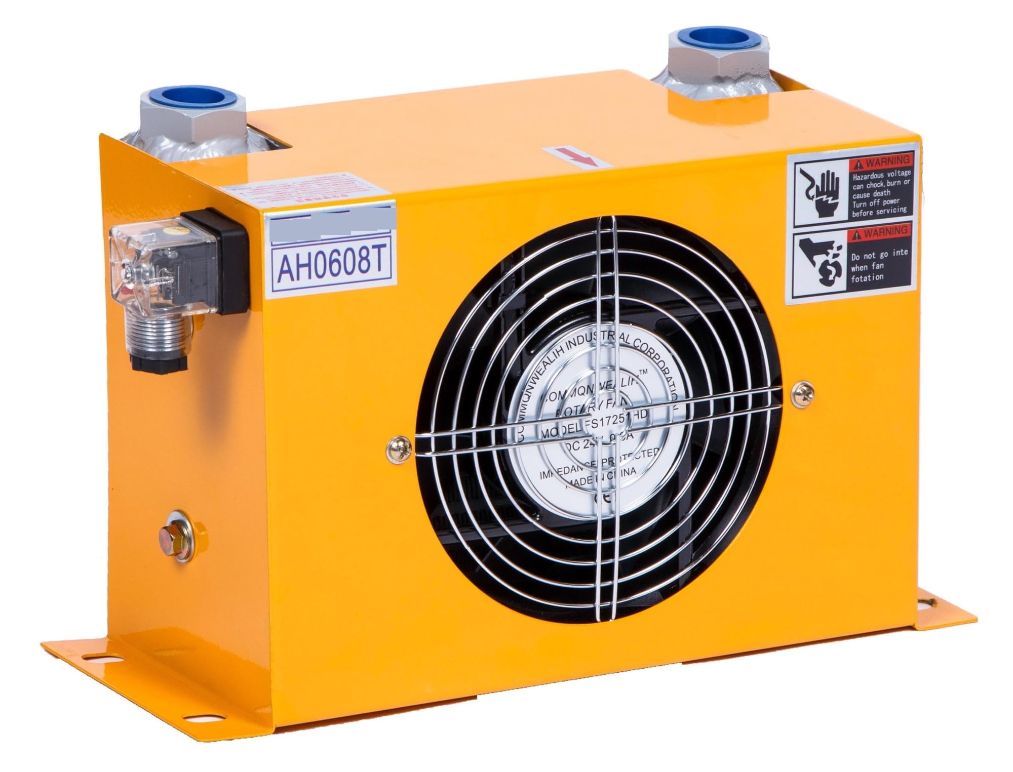 Enfriador de aire y aceite hidráulico AH0608T con ventilador de 60 l/min y placa intercambiadora de calor de aluminio. Amplia aplicación(AC220)