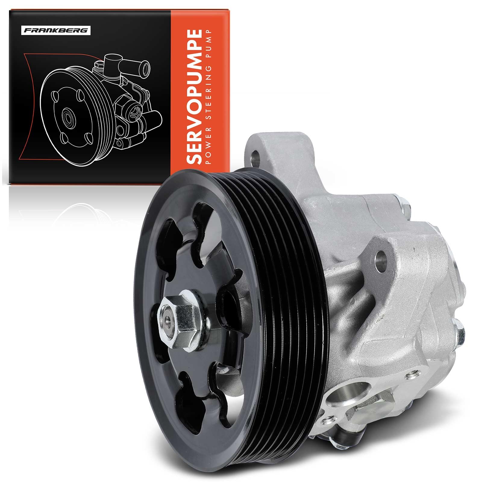Frankberg Bomba servo Bomba de dirección Gasolina Compatible con Accord VII CL CN 2.0L-2.4L 2003-2008 Accord VII Tourer CM CN 2.0L-2.4L 2003-2008 Replace# 56110RBAE01