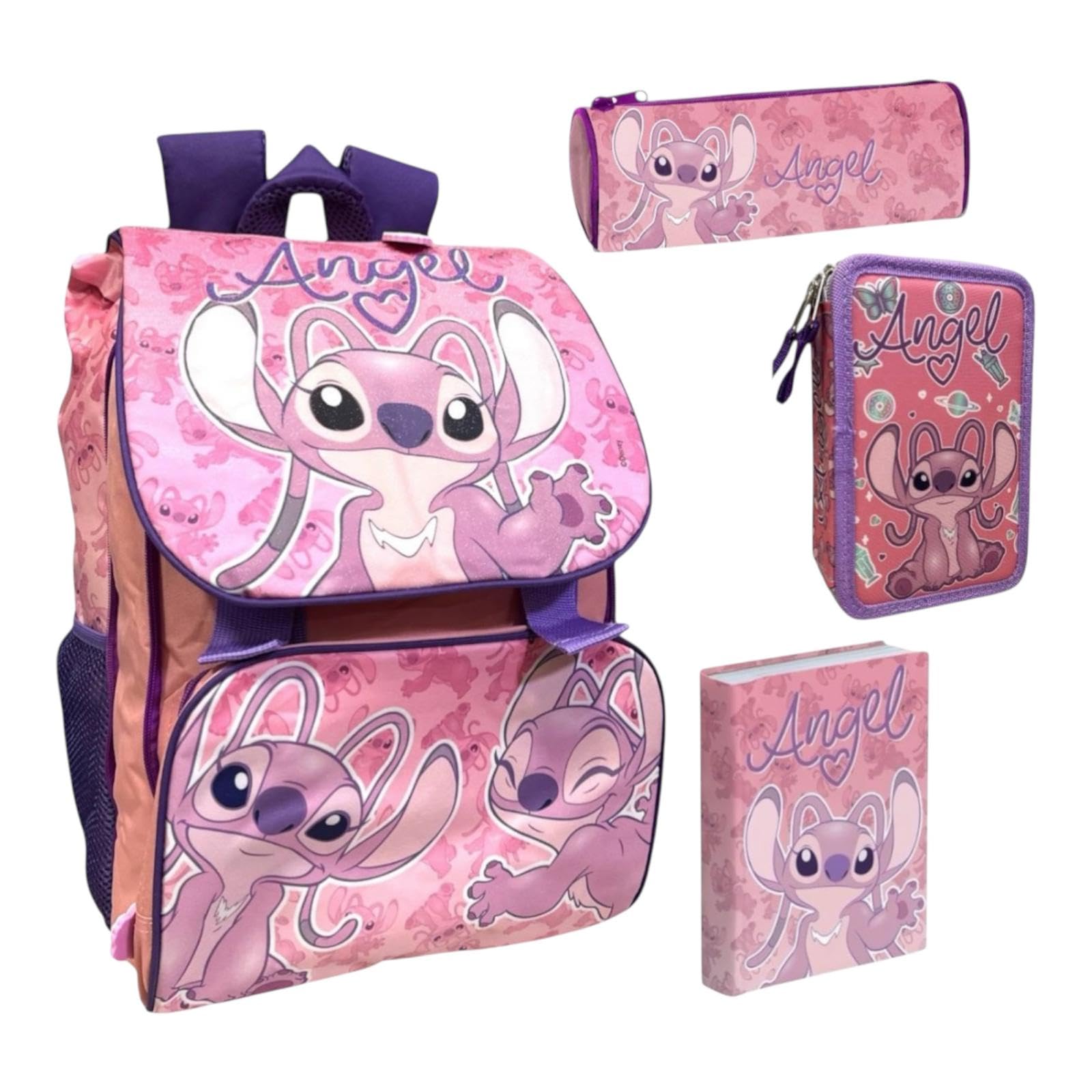 PELLECCHIA 1969 |Schoolpack Zaino con Astuccio 3 Scomparti, Scuola e Tempo Libero, Bambini e Ragazzi, Multizip, Pennarelli, Pastelli, Accessori, Bambino, Bambina