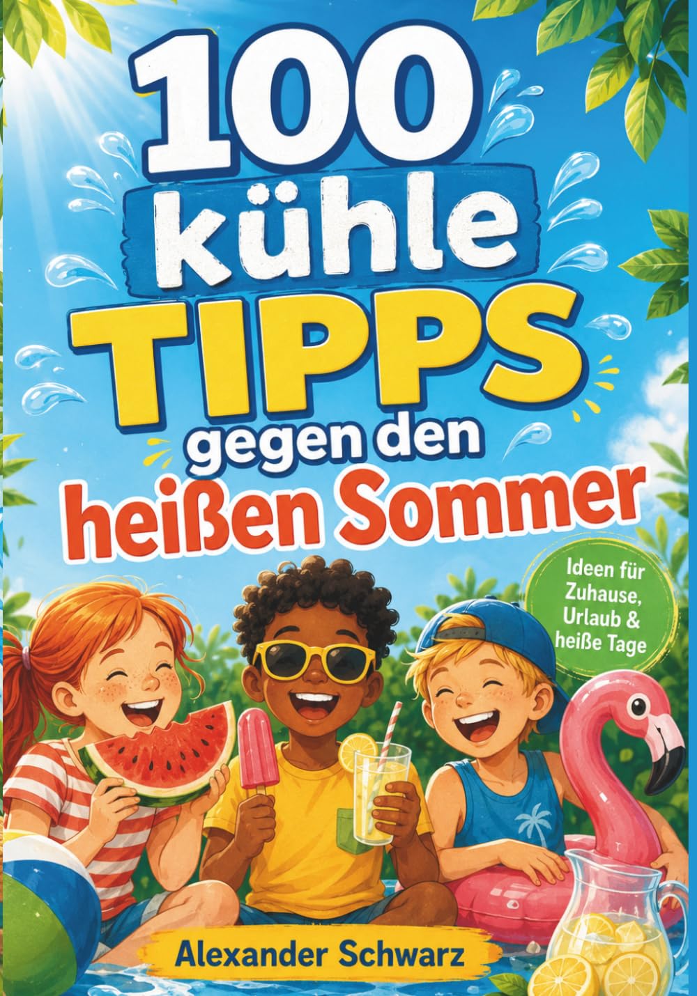 100 kühle Tipps gegen den heißen Sommer: Ideen für Zuhause, Urlaub und heiße Tage – Sommerbuch für Kinder und Familien mit Wasserspaß, Eisideen, Basteln, Outdoor-Tipps und Schlaftricks