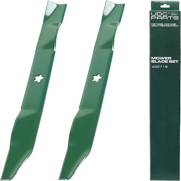 UDC Parts 532134149 Mulching Blades Replacement for Craftsman 42 Inch 422719 134149 Husqvarna YTH18542 YTA18542 YTH1842 138971 532138971 138498 Poulan PO17542LT YTH1542XP LT1000 LT2000 / 2 Pack