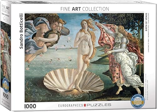 EuroGraphics Birth of Venus by Botticelli - Puzzle de 1000 piezas