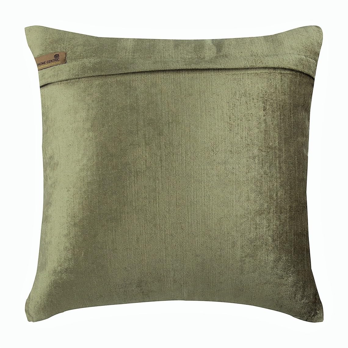The HomeCentric Verde Salvia 40x40 cm Velluto Fodera per