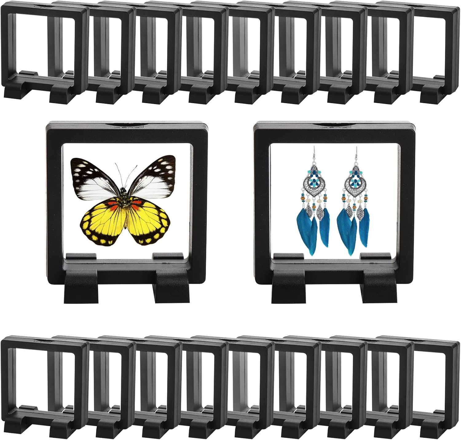 Amazon.com: Dicunoy 20 PCS 3D Floating Display Cases, 2.2