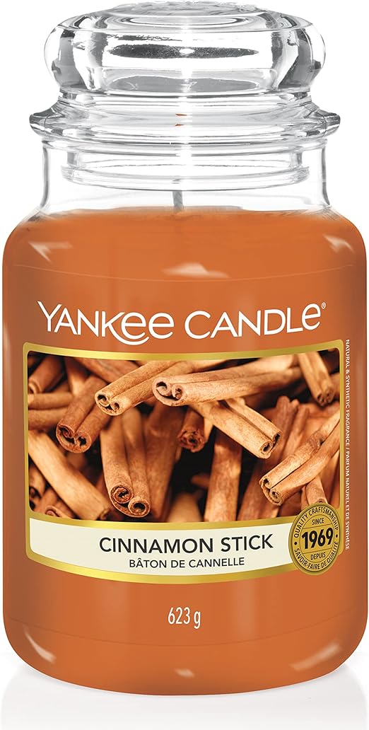 Yankee Candle Scented Candle Cinnamon Stick Large Jar Candle Long