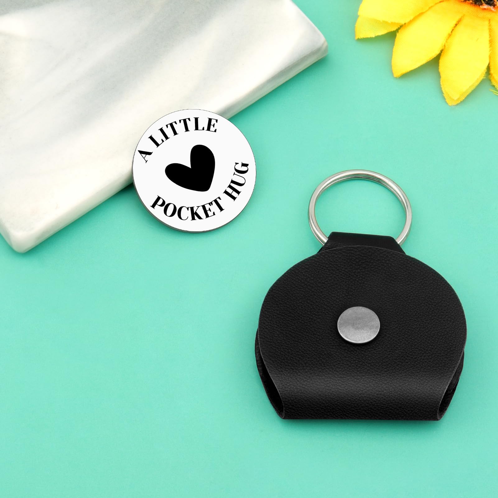 Memorial Gifts for Loss of Mother Father Pocket Hug Token Remembrance Bereavement Gift Idea Sympathy Gift for Loss of Loved Grief Condolences Miscarriage Gifts for Mom Stainless Steel Double Side Coin - Image 3