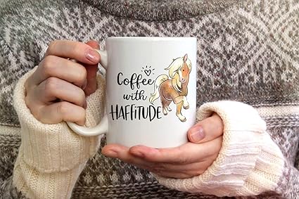 Amazon Co Jp Haffitude マグカップ 11オンス ハフリンガーホースマグ 馬好きの方へのプレゼント 馬好きの方へのプレゼント 馬のコーヒーマグ ホーム キッチン