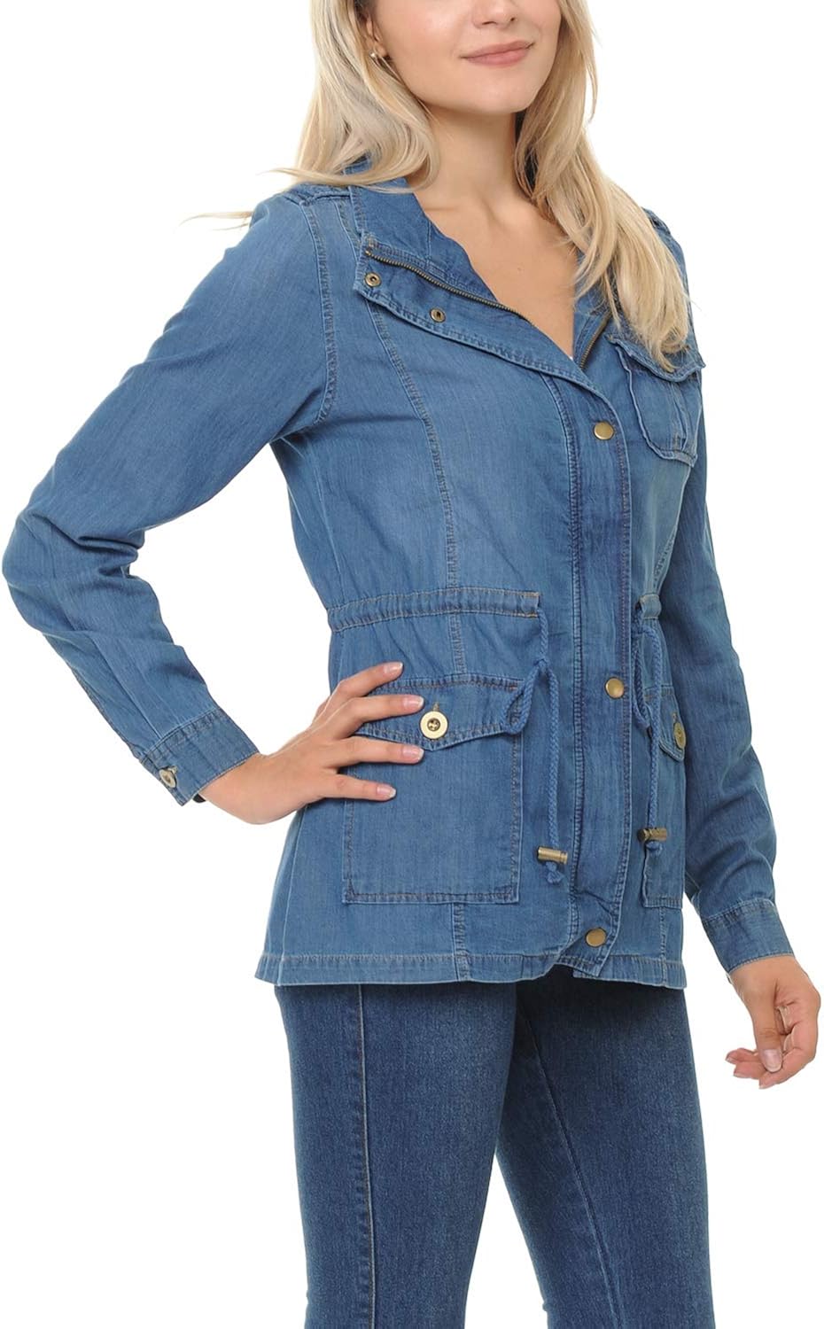Chambray jean jacket Clearance