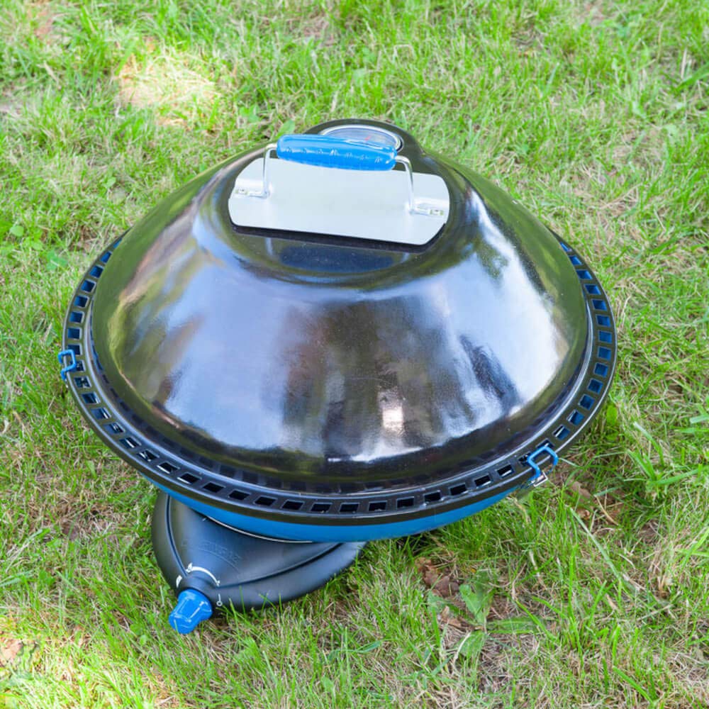 Campingaz Party Grill CV | Fornello da Campeggio e Grill | Barbecue da Campeggio Tutto in Uno | Barbecue Portatile con Supporto per griglia, griglia e Padella | esaurisce Le cartucce di Gas CV