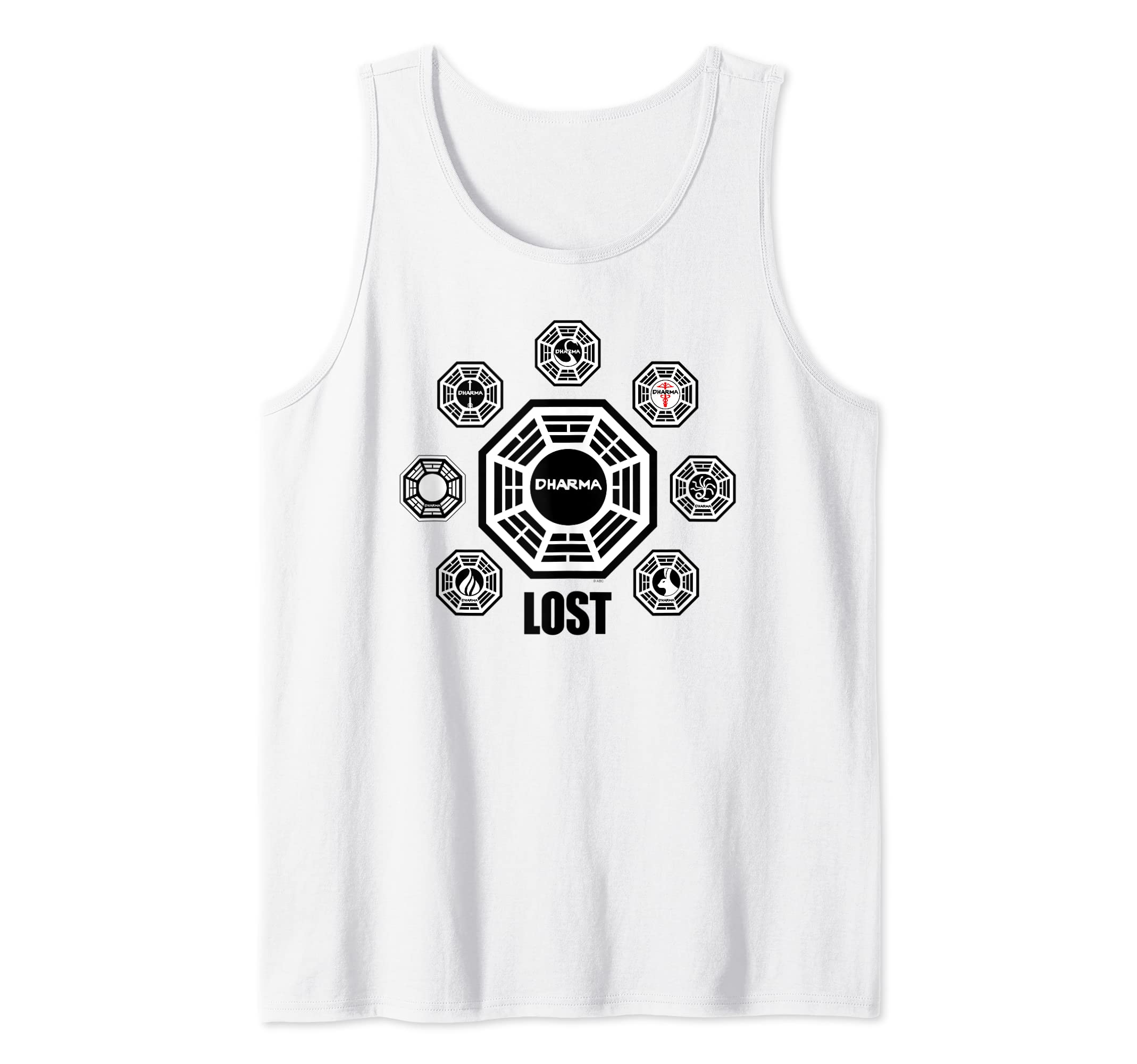LostDharma Station Logos Tank Top