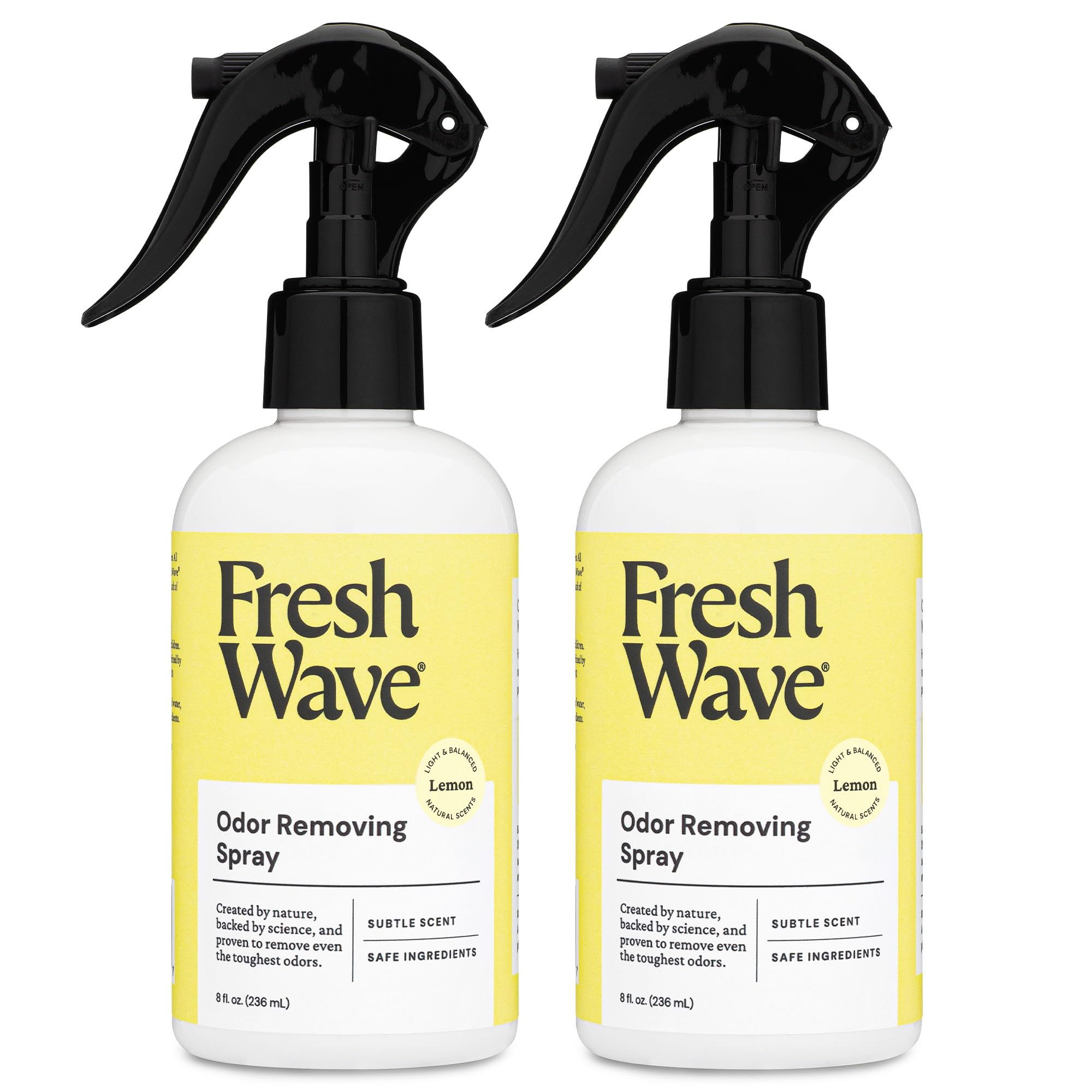 Fresh Wave Lemon Room and Fabric Air Freshener Spray, 2-Pk, 8 oz