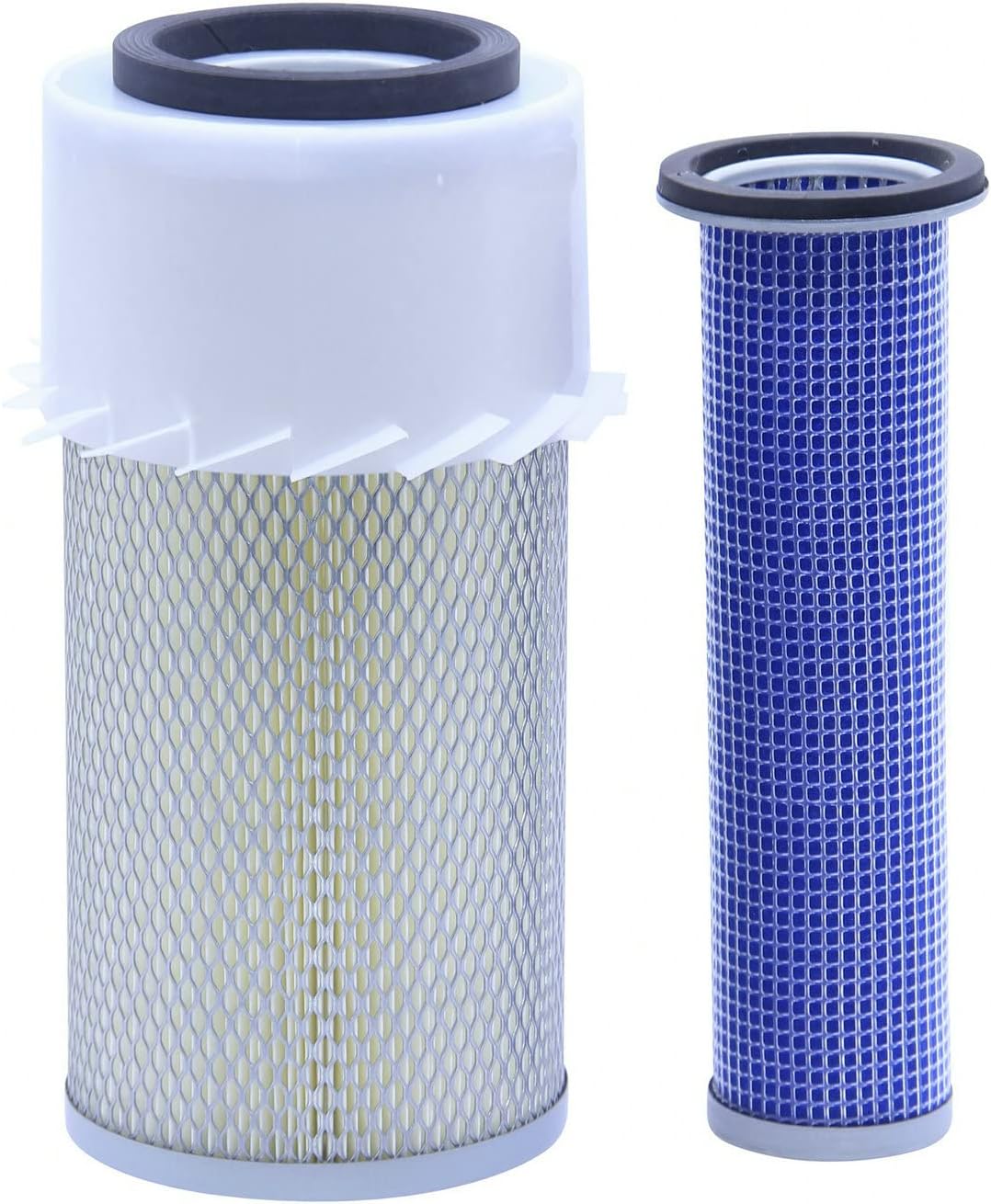 86504145+86504143 Air Filter Kit (H&V) Replace 86512889 Fits New Holland 234 1720 1910 1920 2110 3415 Tractor L465 L565 LS140 LS150 LS170 LS160 LX465 LX565 LX665 LX485 Loader, Fiat SL40B