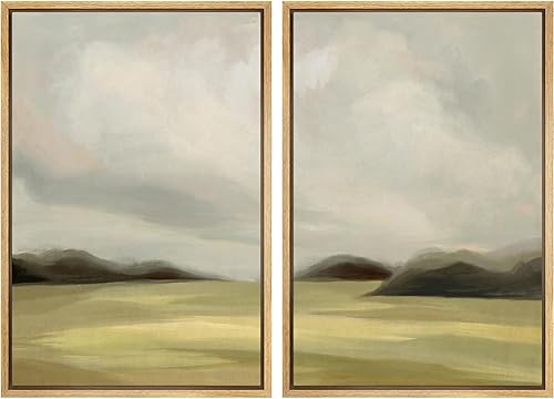 Miniatura 141 de IDEA4WALL Lienzo enmarcado para pared, juego de arte Bauhaus dorado de mediados de siglo, patrón de cuadrícula moderna, ilustraciones con formas