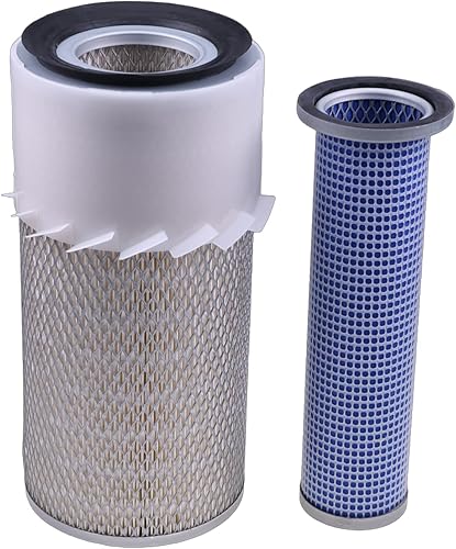 Juego de filtros de aire interior y exterior 1043327M91 3438717M1 compatible con tractor Massey Ferguson 20C 230 235 245