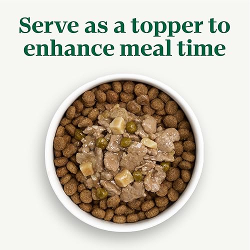 Miniatura 5 de Bocadas de nuez en salsa tierna pollo papa dulce y receta de guisantes sin granos húmedos para cachorros