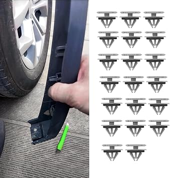 20PCS Fender Flare Rocker Panel Moulding Clip, Fender Trim Flare Clips, Wheel Flare Clips Compatible with Cars, Vans, Trucks and More k1-20pcs k1-20pcs
