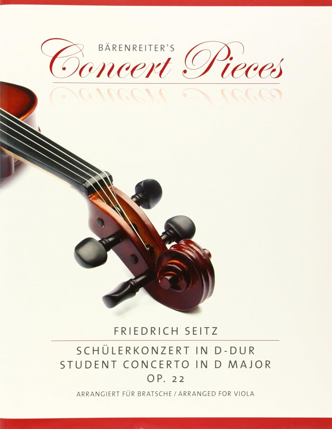Schülerkonzert in D-Dur op. 22: Arrangiert für Viola. Bratschenstimme mit beigelegtem Klavierauszug      Perfect Paperback – April 1, 2013