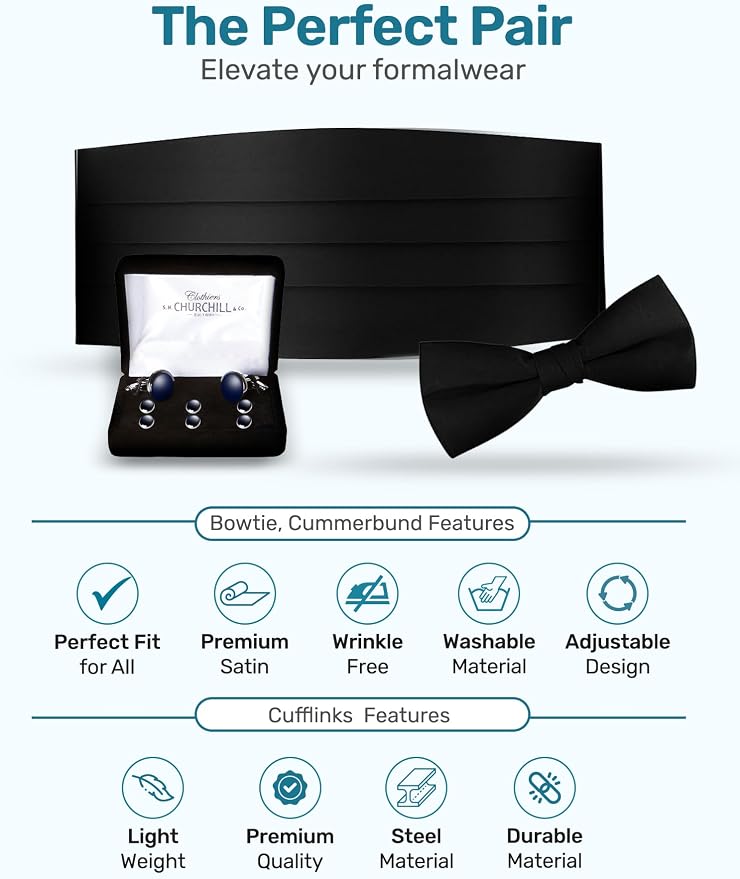 Set Clásico de Accesorios Formales para Hombre miniatura 4