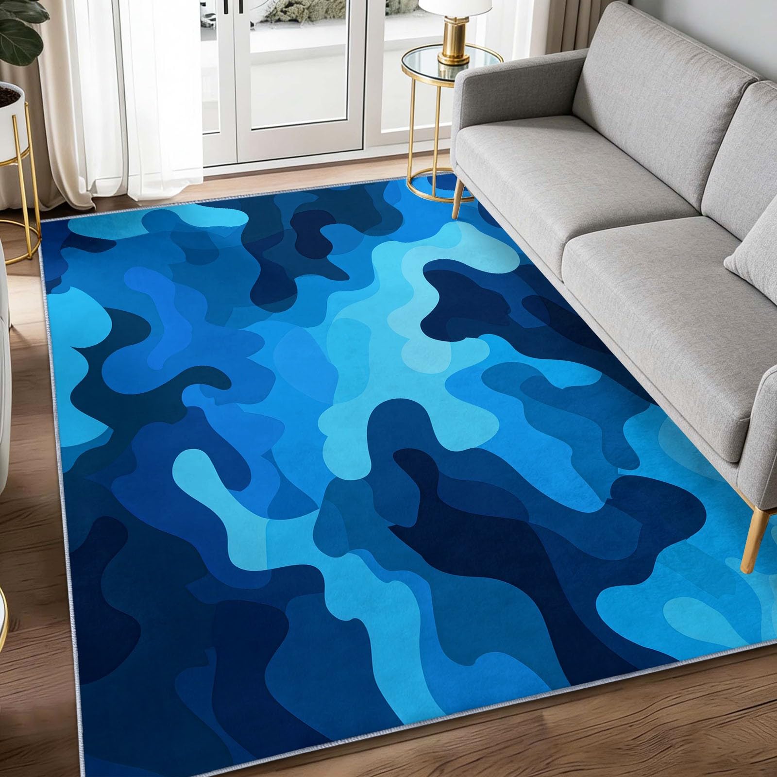 Tapis de salon moderne pour une chambre d'enfant douce et sûre