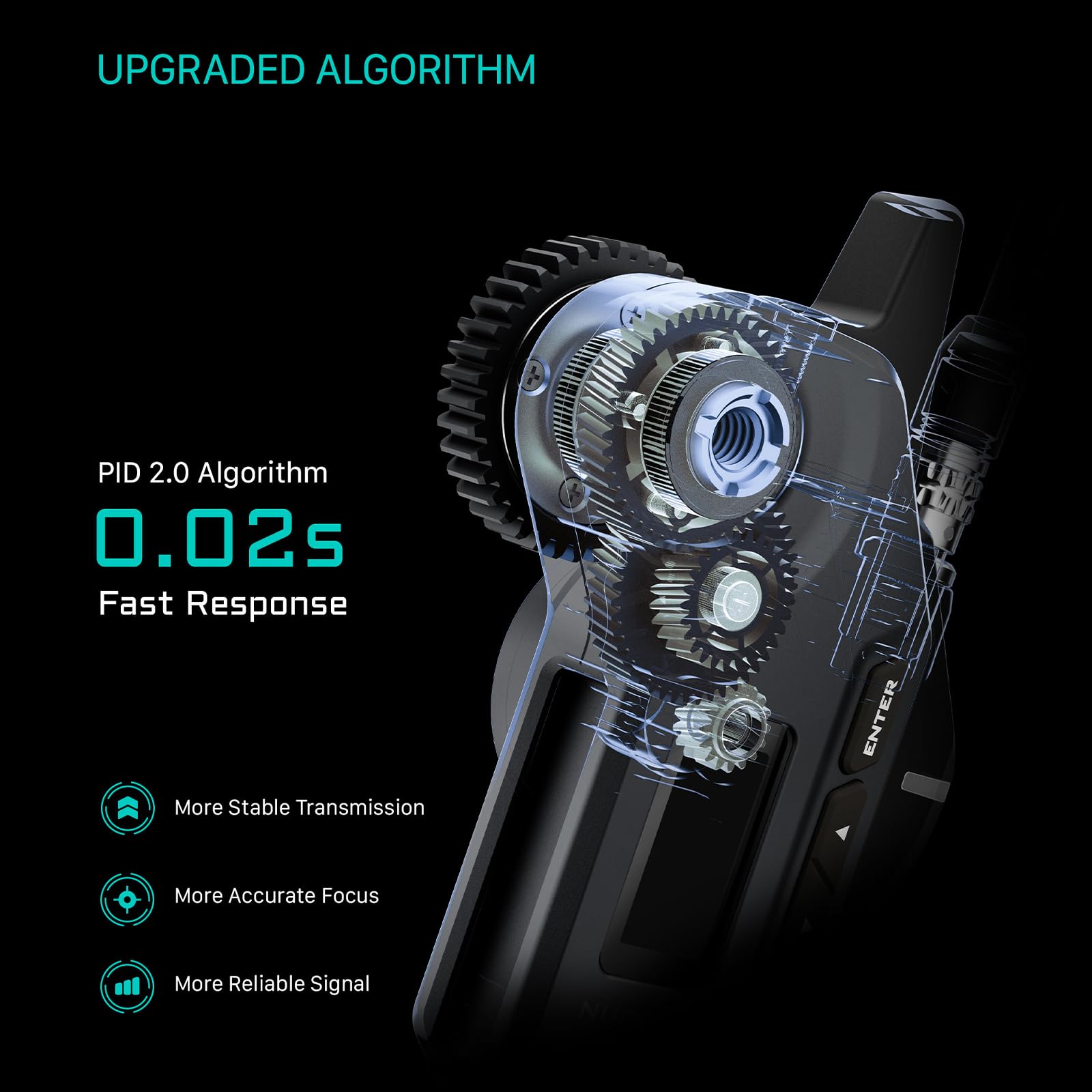 Tilta Kit motore Nucleus-M II con motore Nucleus-M II e cavo di collegamento da 7 pin a 7 pin, compatibile con Nucleus-M II e Nucleus Nano II WLC-T06-MK