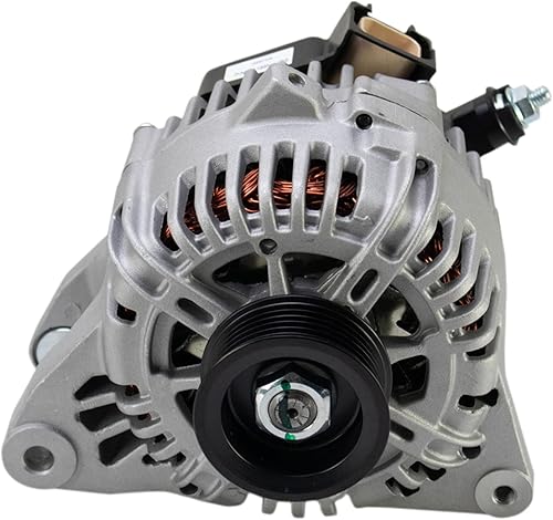 TRQ Alternador compatible con Hyundai Santa Fe 2005-2006 Sonata 2005-2008 Tiburon 2005-2009 Tucson Kia Optima 2005-2010 Sportage 11188