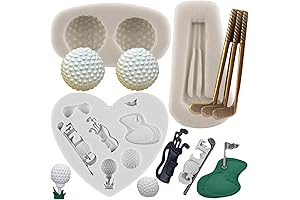 Golf Ball Fondant Chocolate Mold Candy Making Supplies