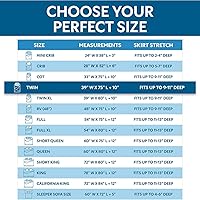 Vista 6 de Guardmax Jersey Knitted Twin Zippered Mattress Encasement - Waterproof & Bed Bug Proof Mattress Protector - Comfortable, Soft, and Noiseless Blanco