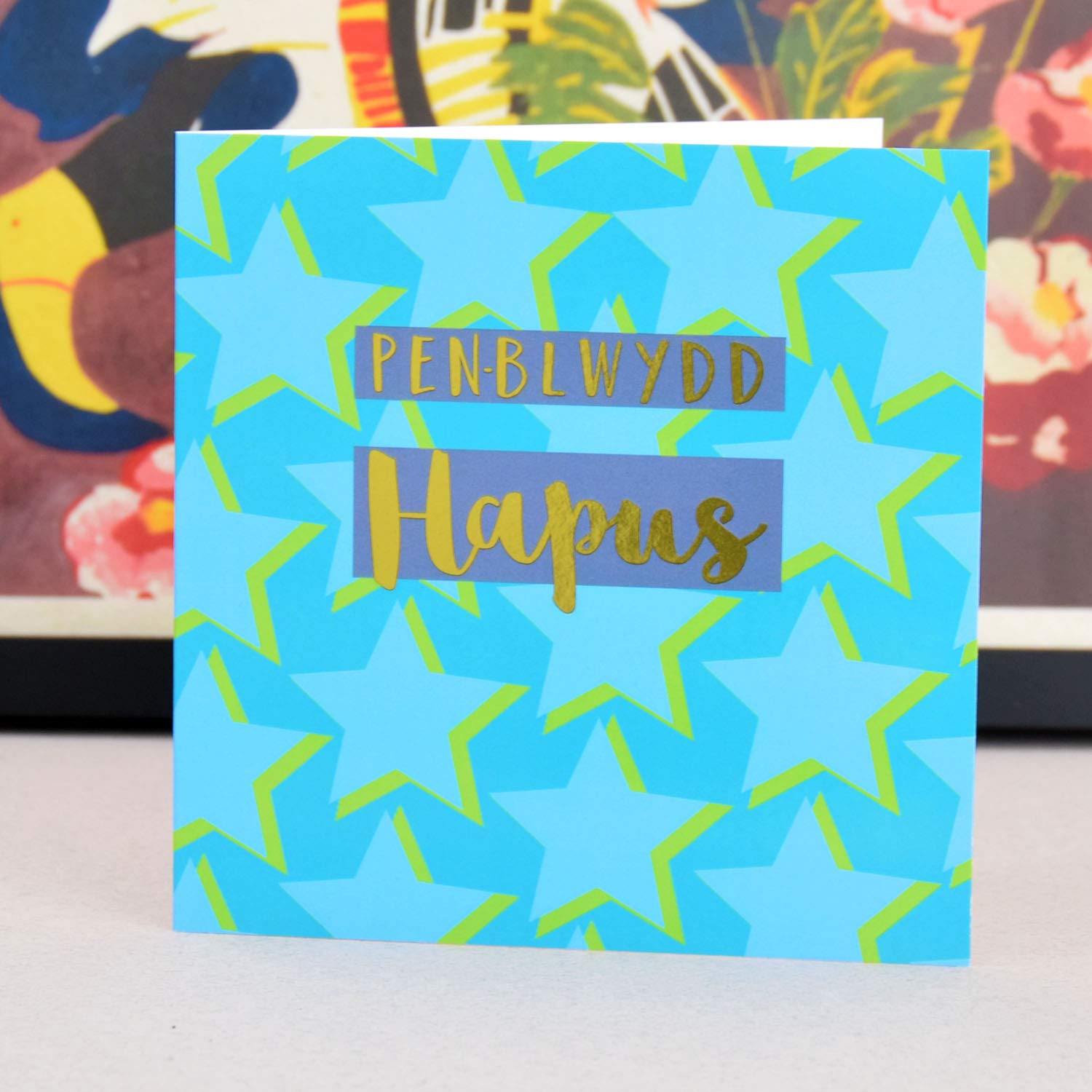 Penblwydd Hapus Cariad, Welsh Birthday Card, Birthday Card For A - View #5