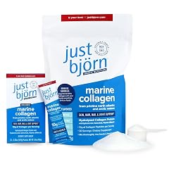 Just Bjorn Marine Collagen Peptides Powder On-The-Go Stick Packs 10 Pack 30 Serving Pouch 11 5 Ounce -