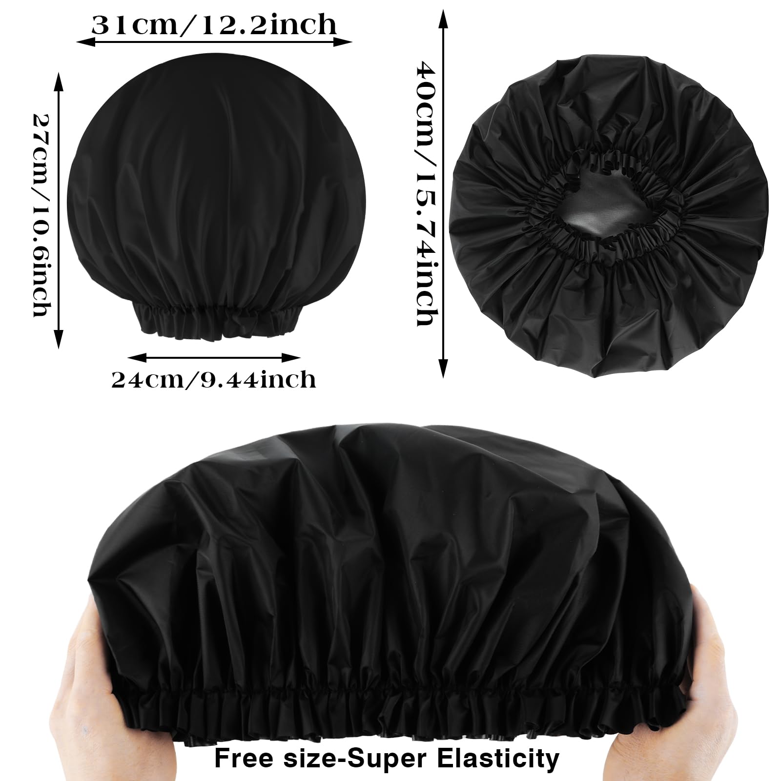 2 PCS Large Shower Cap for Braids - Image 2