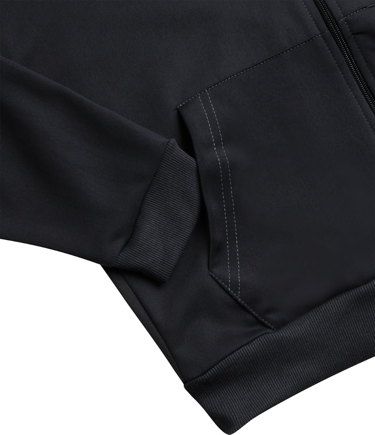 Quad Seven Boys Tracksuit Set - 2 Piece Athletic Tricot Zip Up Boys Sweatshirts and Jogger Pants Outfit (Sizes 4-18) - Image 3