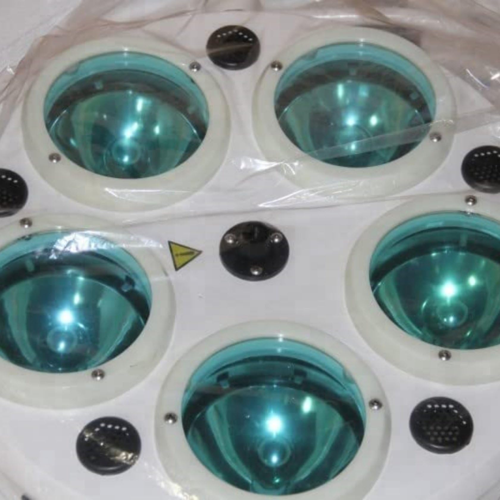 25 W Lampa Diagnostyczna Bezcieniowa, Lampa Halogenowa Z 5 Otworami, Sufitowa Lampa Do Sali Operacyjnej, Obrotowa O 360° Lampa Do Badań Lekarskich, Bezcieniowa, ChłOdne BiałE śWiatłO Z Regulowaną