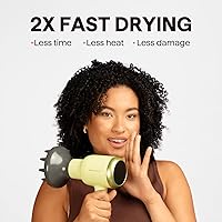 Vista 9 de Wavytalk Secador de pelo, secador de pelo iónico soplado para cabello rizado con difusor, secador de secado rápido de 1875 W con tecnología