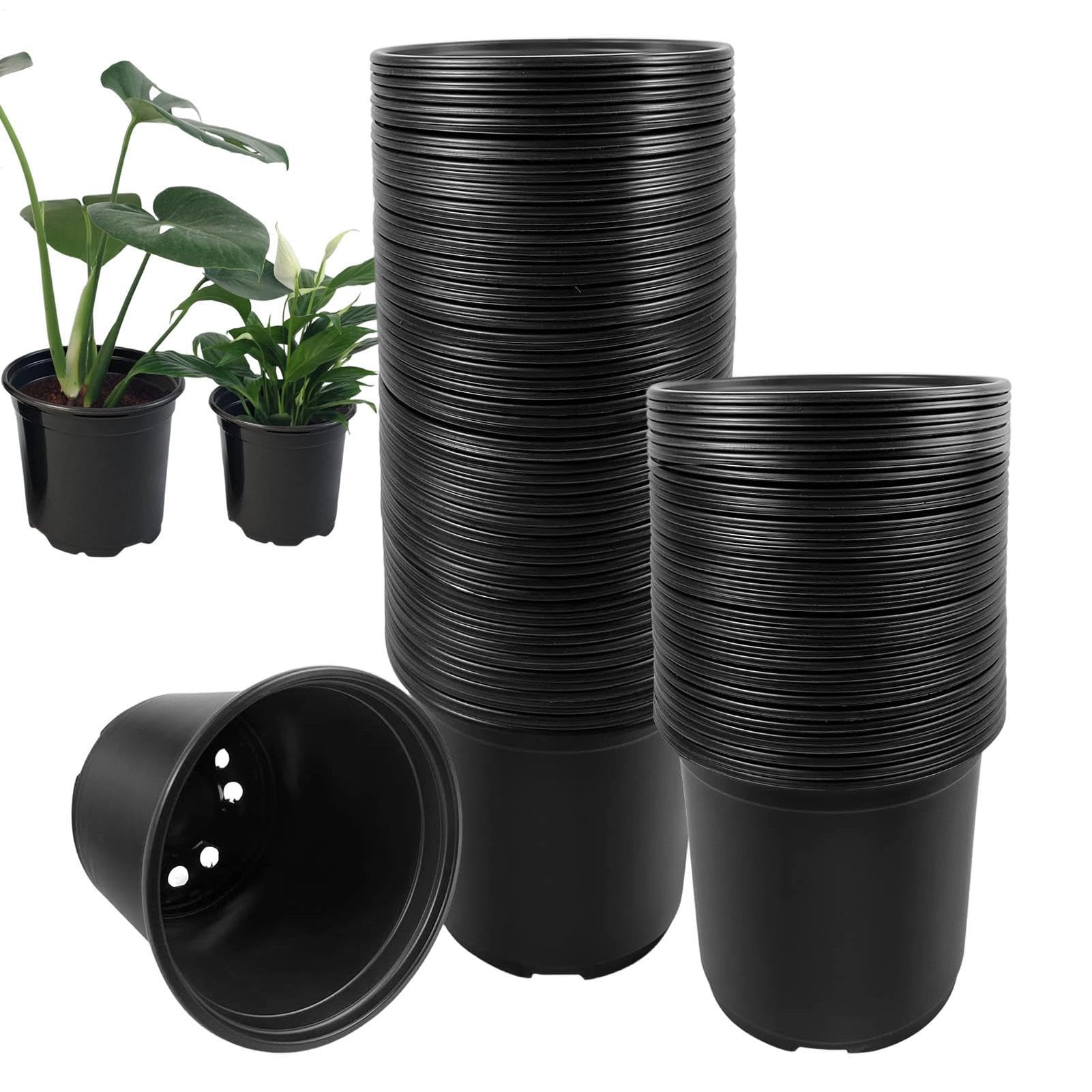 Pots de fleurs de 10 cm pour jardin extérieur et serre de culture