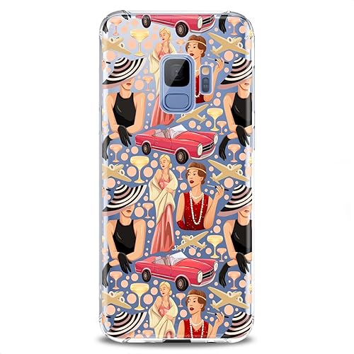 Miniatura 56 de Funda compatible con Samsung A91, A54, A52, A51, A50, A20, A11, A12, A13, A14, A03s, A02s, flexible, transparente, diseño de silicona animal, diseño