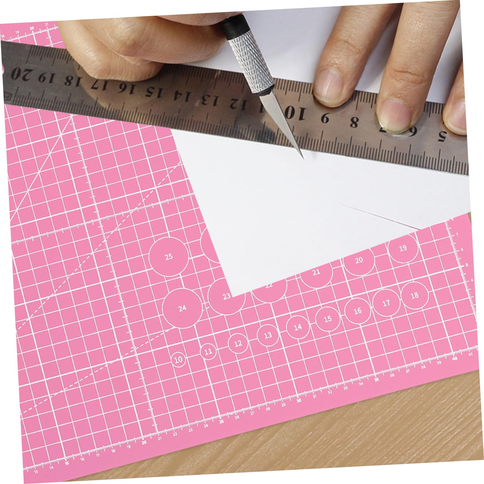 Tappetino da Taglio A3 in Pvc Porpora per Carta e Tavolo