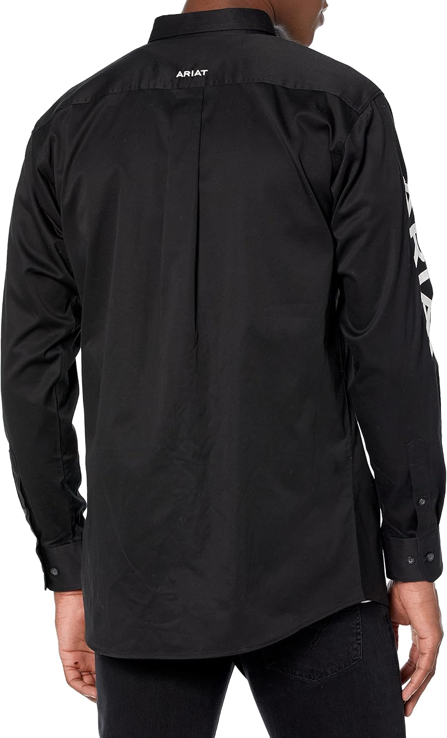 Ariat Mens Team Logo Twill Fitted Shirt - Image 2